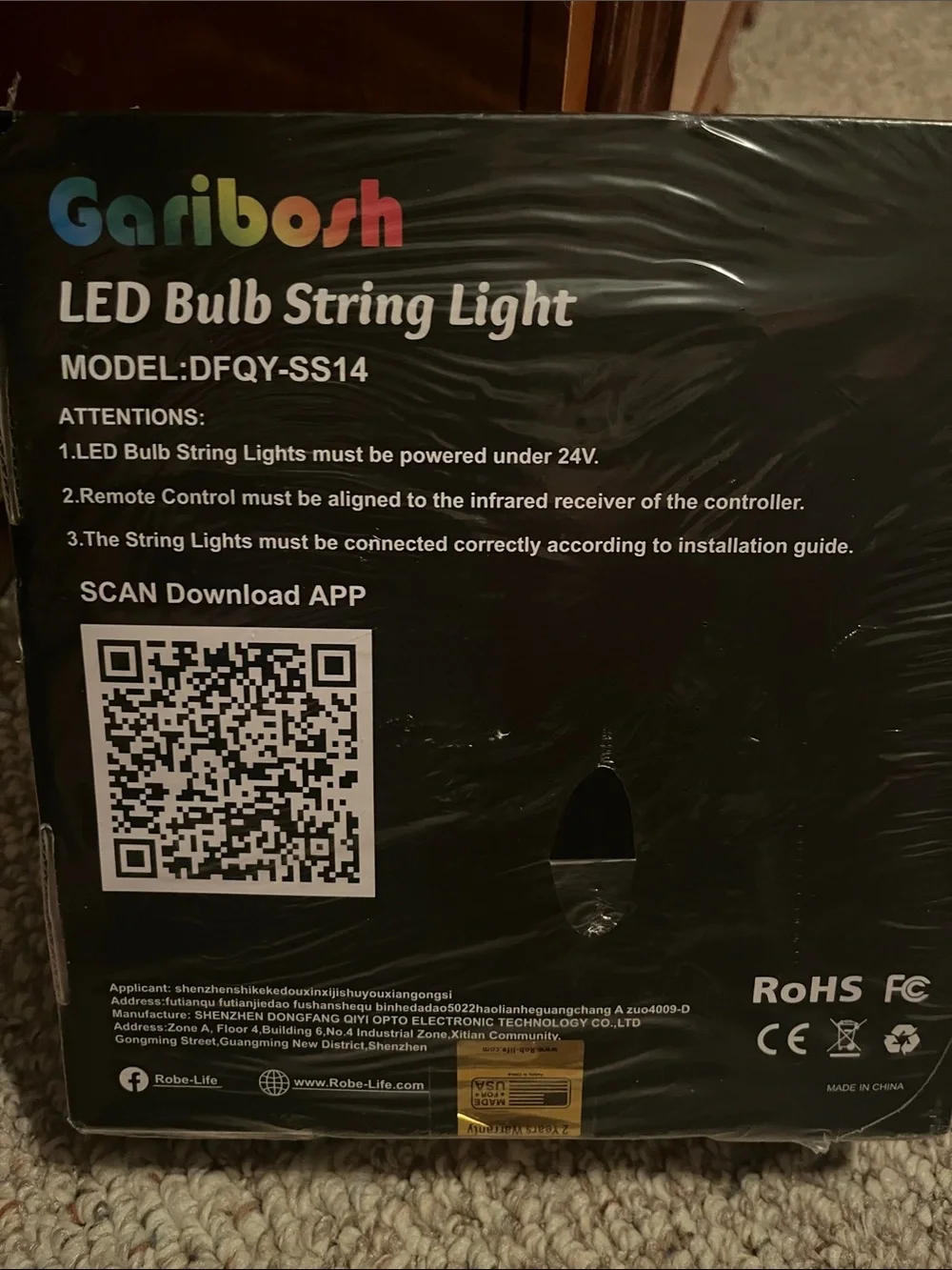 Garibosh LED Bulb String Light